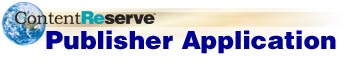 Publisher Application
